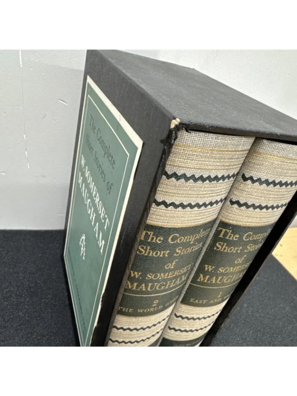 Short Stories Of W. Somerset Maugham 2-Volume Hardcover Set Doubleday Slipcase